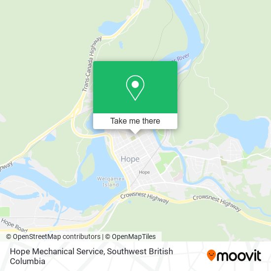 Hope Mechanical Service map