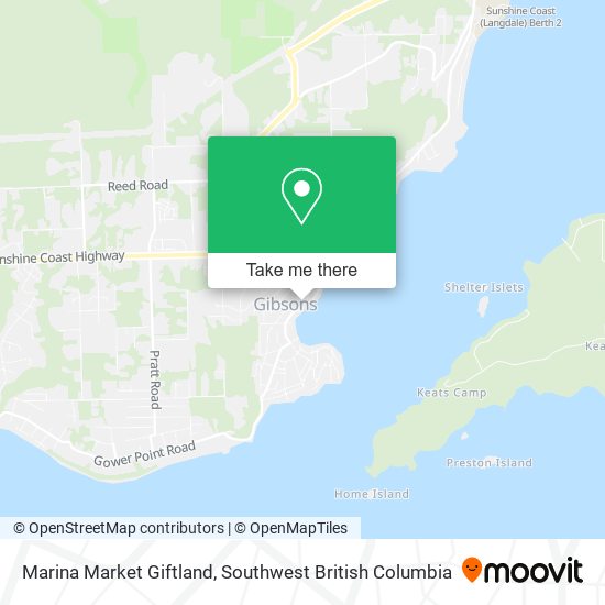 Marina Market Giftland map