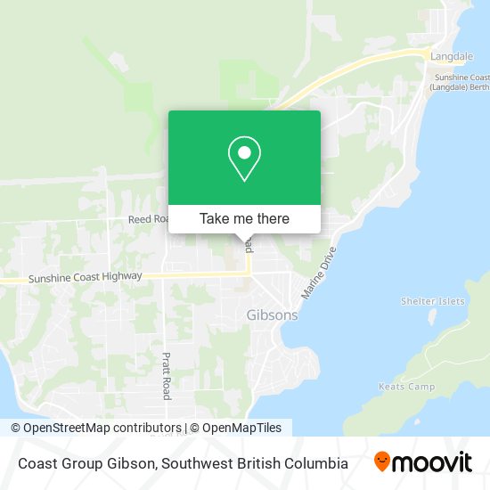 Coast Group Gibson map
