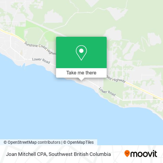 Joan Mitchell CPA map