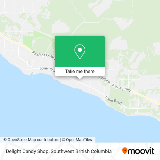 Delight Candy Shop map