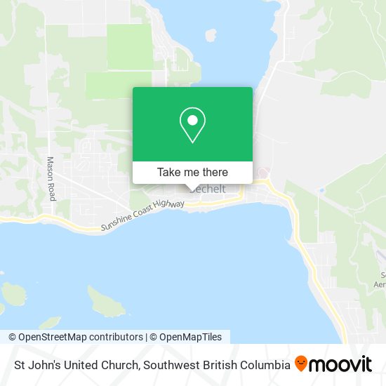 St John's United Church map