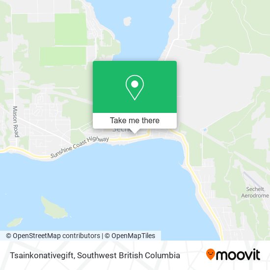 Tsainkonativegift map
