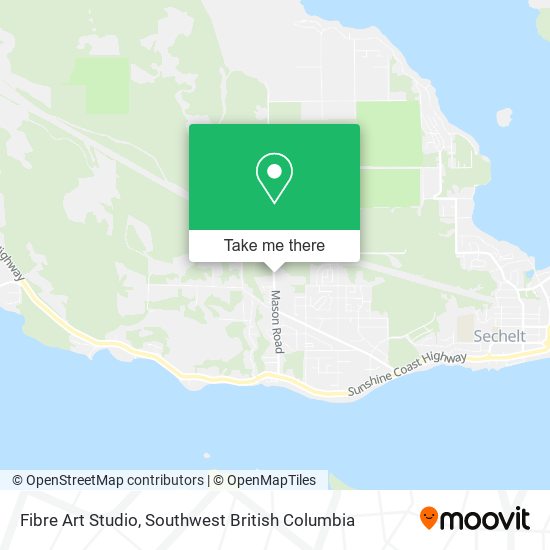 Fibre Art Studio map