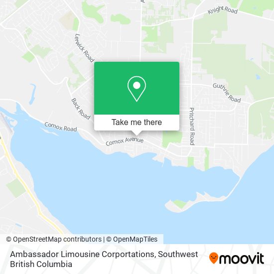 Ambassador Limousine Corportations map
