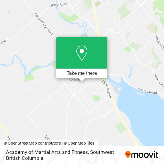 Academy of Martial Arts and Fitness map