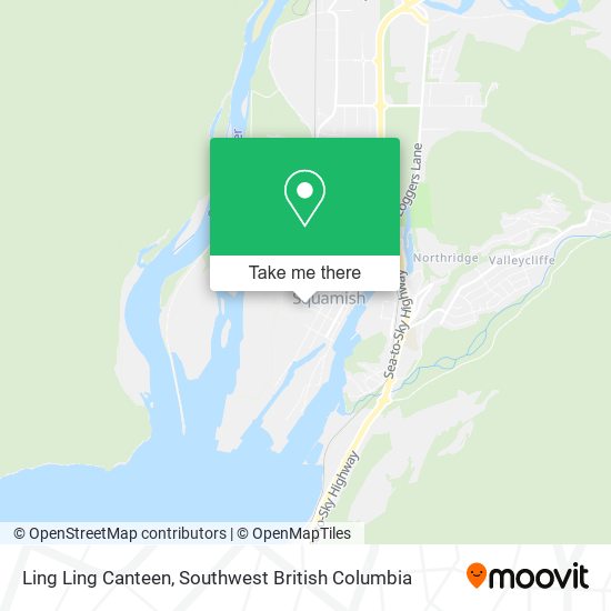 Ling Ling Canteen map