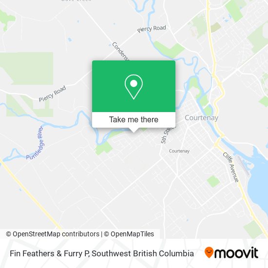 Fin Feathers & Furry P map