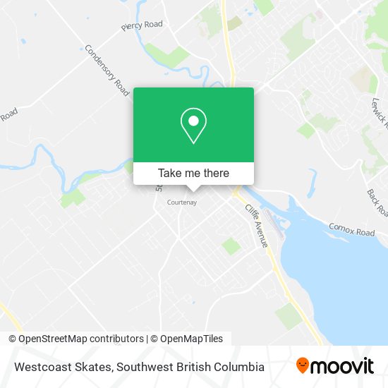 Westcoast Skates map