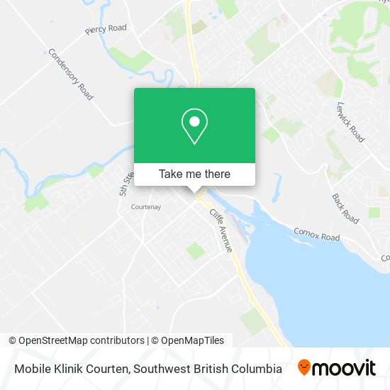 Mobile Klinik Courten map