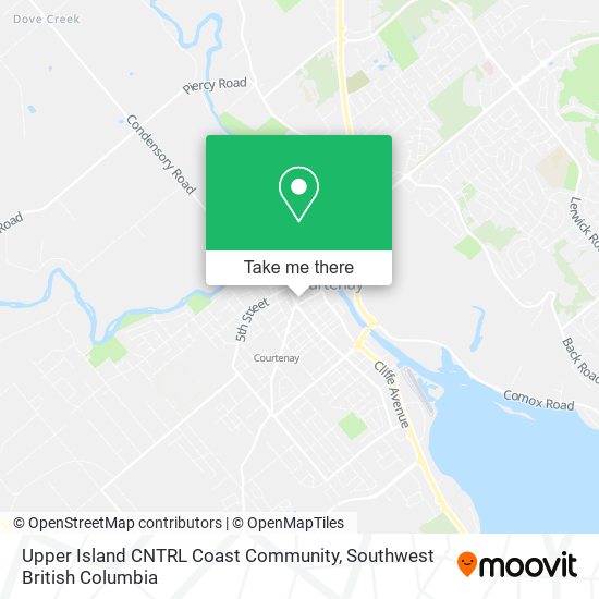 Upper Island CNTRL Coast Community map