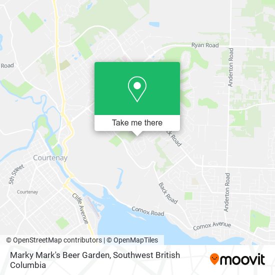 Marky Mark's Beer Garden map