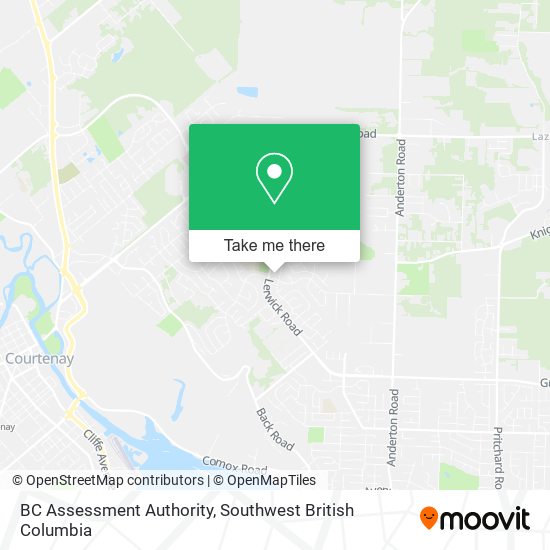 BC Assessment Authority map