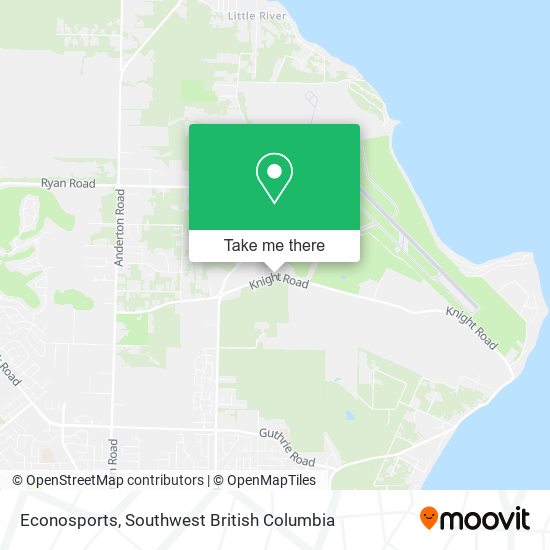 Econosports map