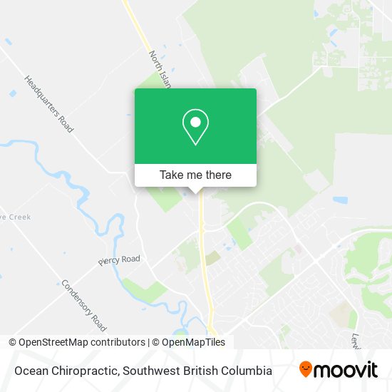 Ocean Chiropractic map