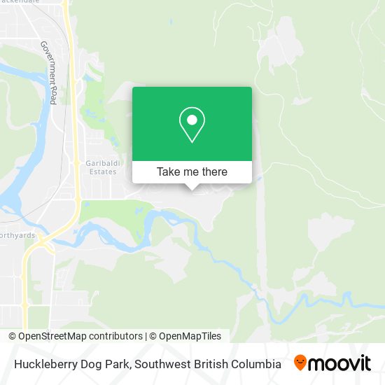 Huckleberry Dog Park map