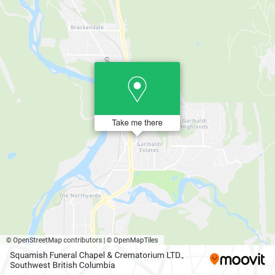 Squamish Funeral Chapel & Crematorium LTD. plan