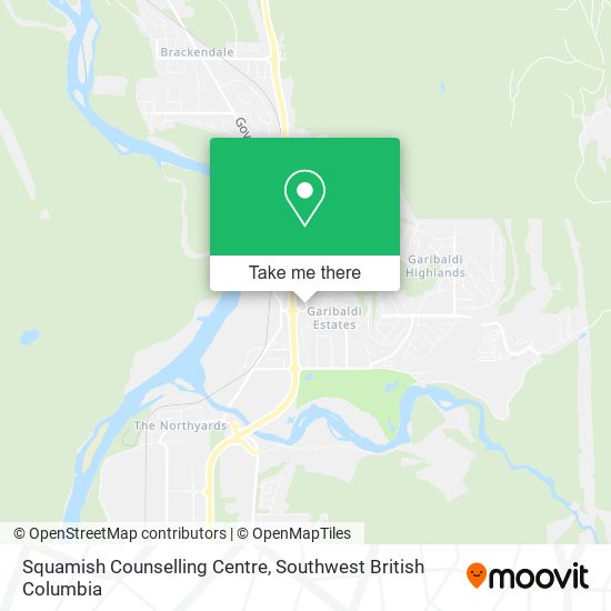 Squamish Counselling Centre map