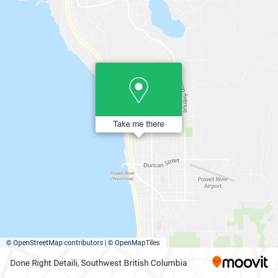 Done Right Detaili map