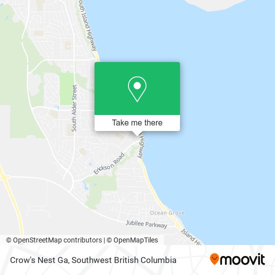 Crow's Nest Ga map
