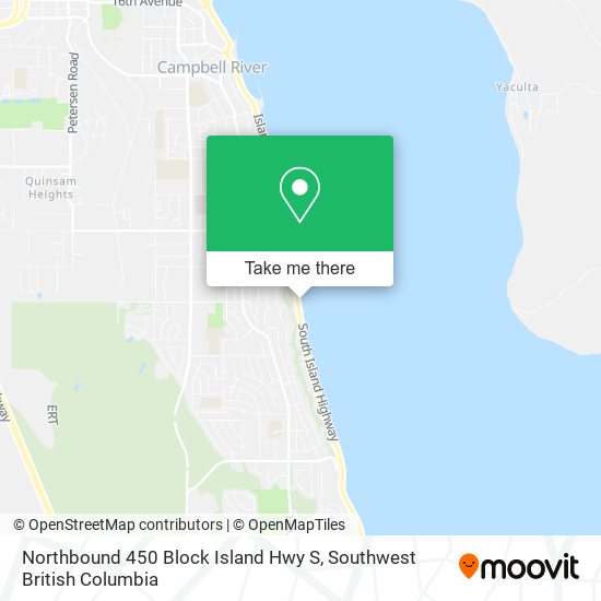 Northbound 450 Block Island Hwy S map
