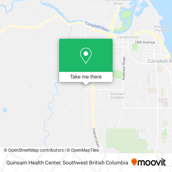 Quinsam Health Center map