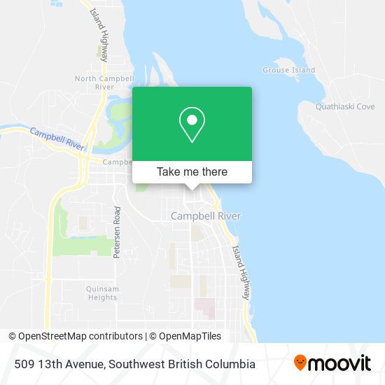 509 13th Avenue map