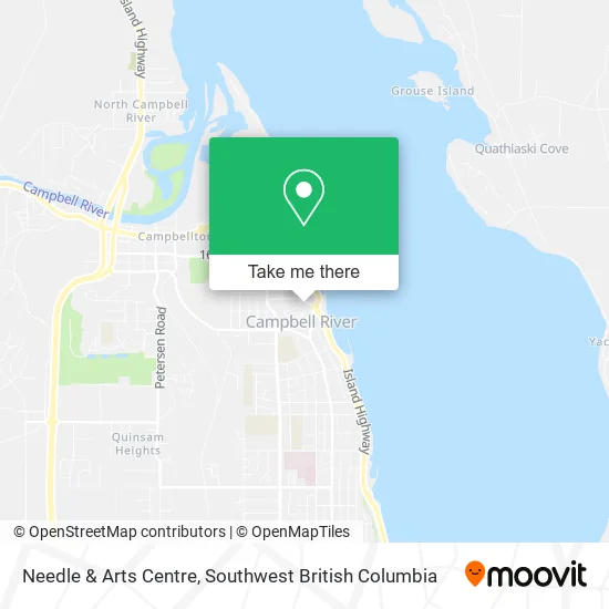 Needle & Arts Centre map