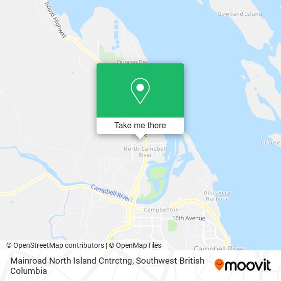 Mainroad North Island Cntrctng map