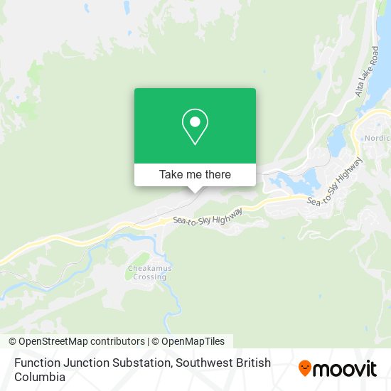 Function Junction Substation map