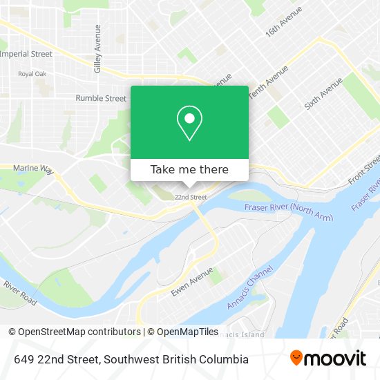 649 22nd Street map
