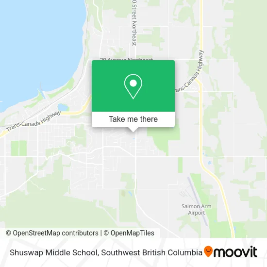 Shuswap Middle School map