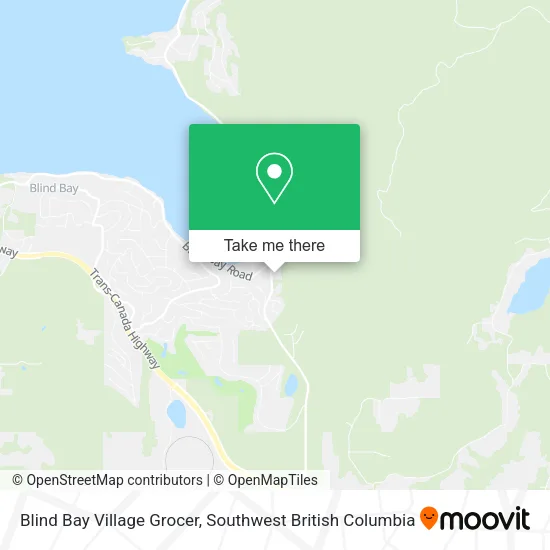 Blind Bay Village Grocer map