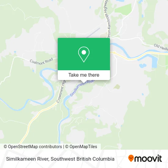 Similkameen River map