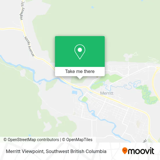 Merritt Viewpoint map
