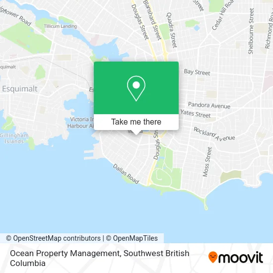 Ocean Property Management map
