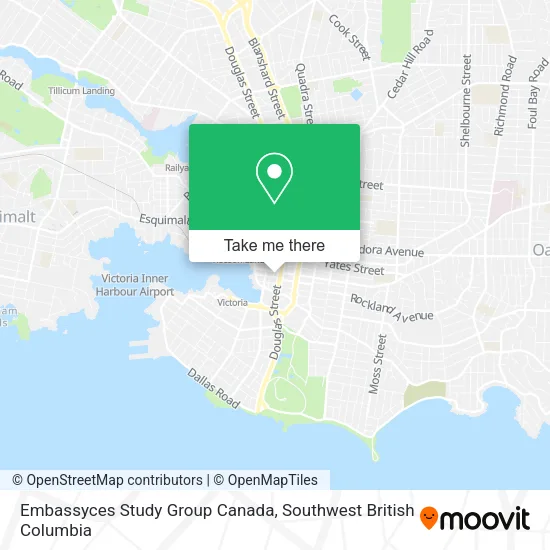 Embassyces Study Group Canada map