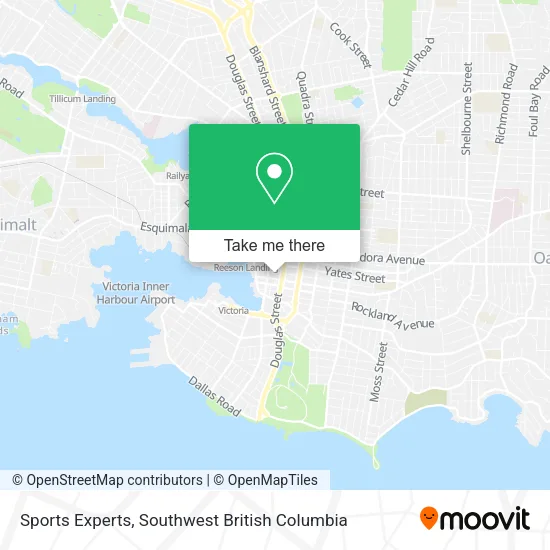 Sports Experts map