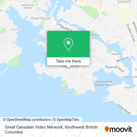 Great Canadian Video Network map