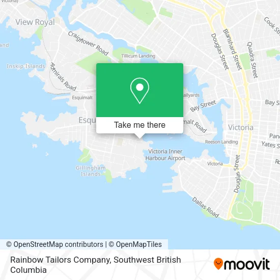 Rainbow Tailors Company map