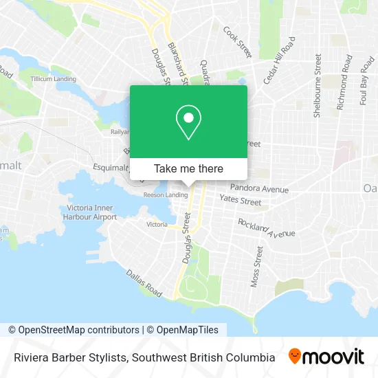 Riviera Barber Stylists map