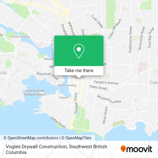 Vogies Drywall Construction map