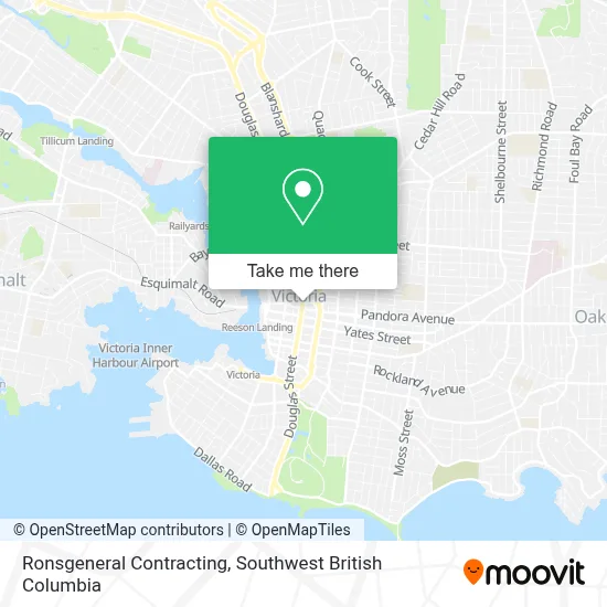 Ronsgeneral Contracting map