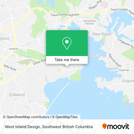 West Island Design map