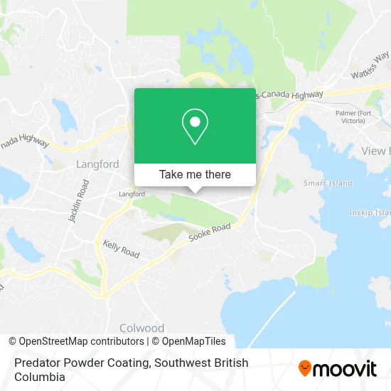 Predator Powder Coating map