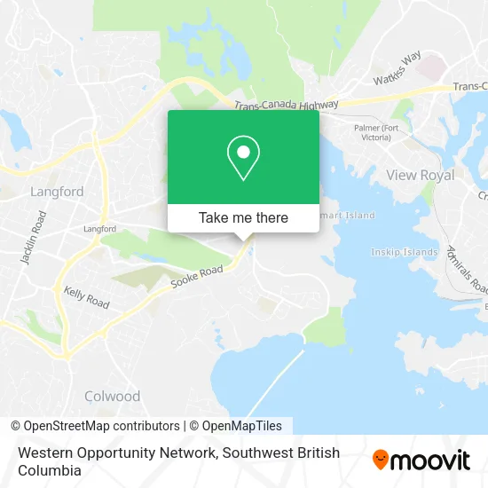 Western Opportunity Network map