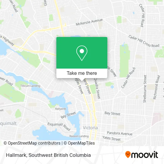 Hallmark map