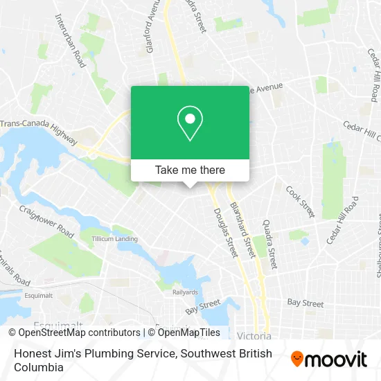 Honest Jim's Plumbing Service map