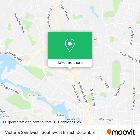 Victoria Sandwich map