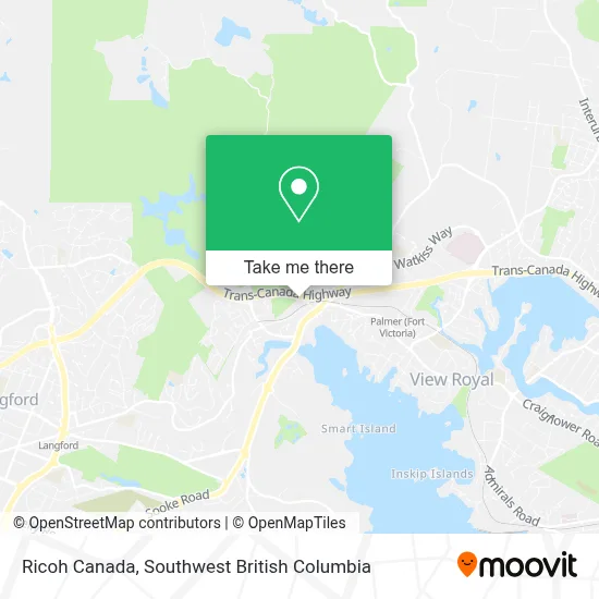 Ricoh Canada map